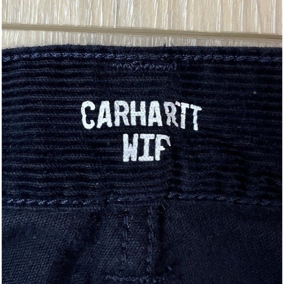 Carhartt WIP Klondike Pant Navy Blue Corduroy Mens Size 29x32 - Picture 7 of 9